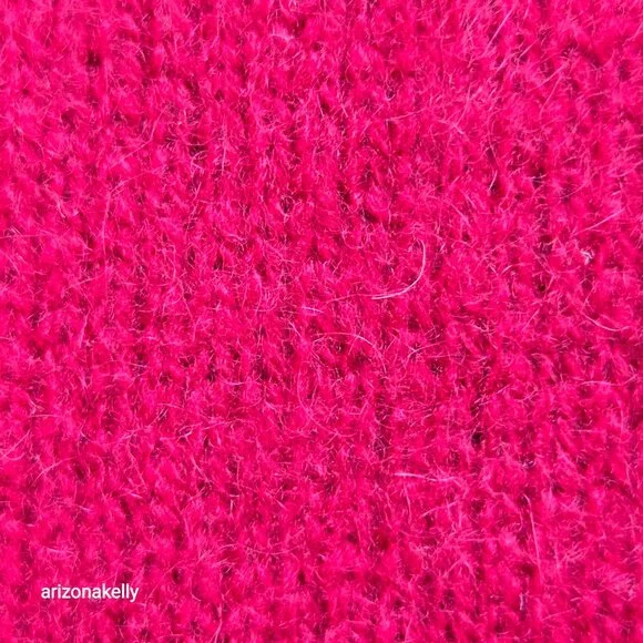 Knit Cashmere Scarf/Wrap Red - Picture 13 of 15